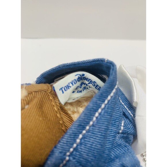 Tokyo Disney Sea Duffy & ShellieMay Plush Mascot Keychain Badge Japan 5.5in Rare - Picture 12 of 14